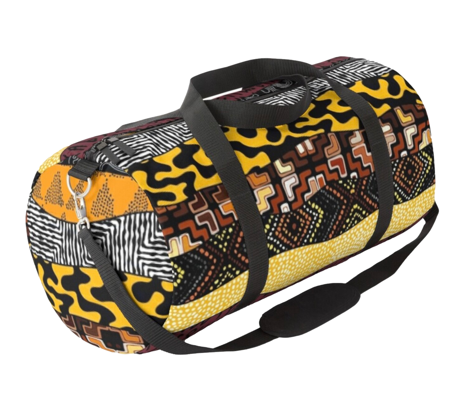 Afro Patchwork Print Design 4 Duffel Bag