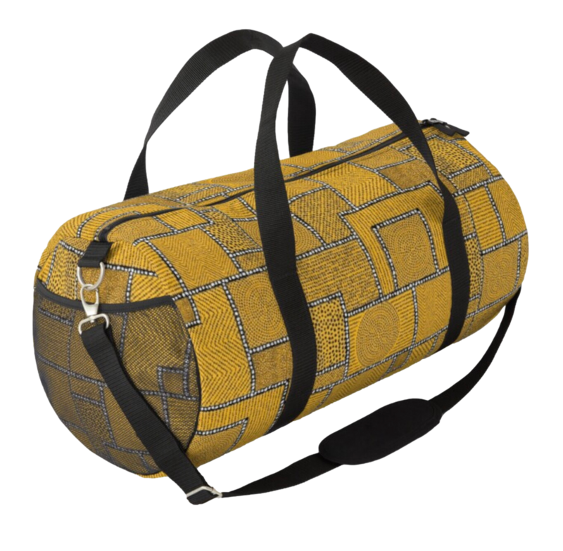 Afro Patchwork Print Design 3 Duffel Bag