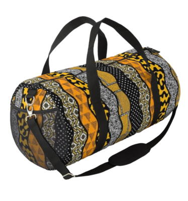 Afro Patchwork Print Design 7 Duffel Bag