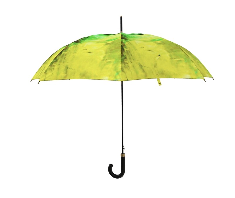 Umbrella Lime Green Watercolour