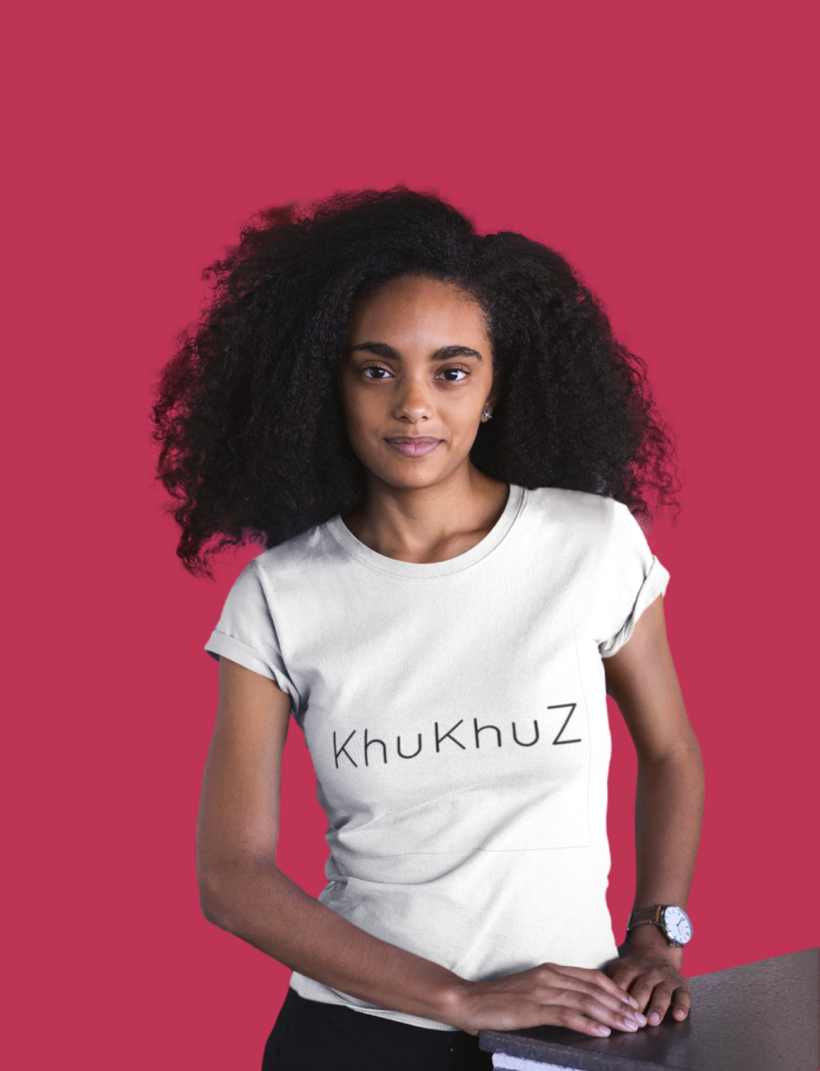 KHUKHUZ WHITE T-SHIRT