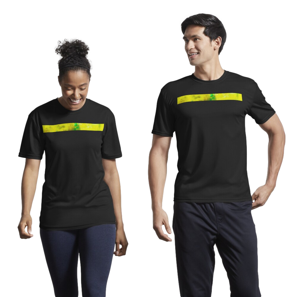 Lemon Watercolour Print Active T-Shirt