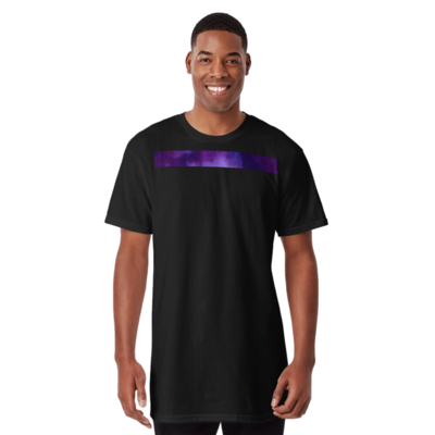 Purple and Pink Watercolour Long T-shirt