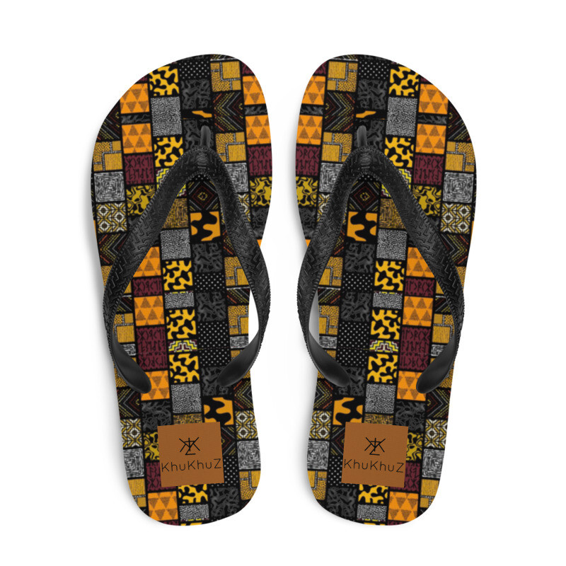 Flip Flops Afro Print Design 6