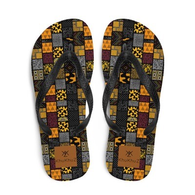 Flip Flops Afro Print Design 6