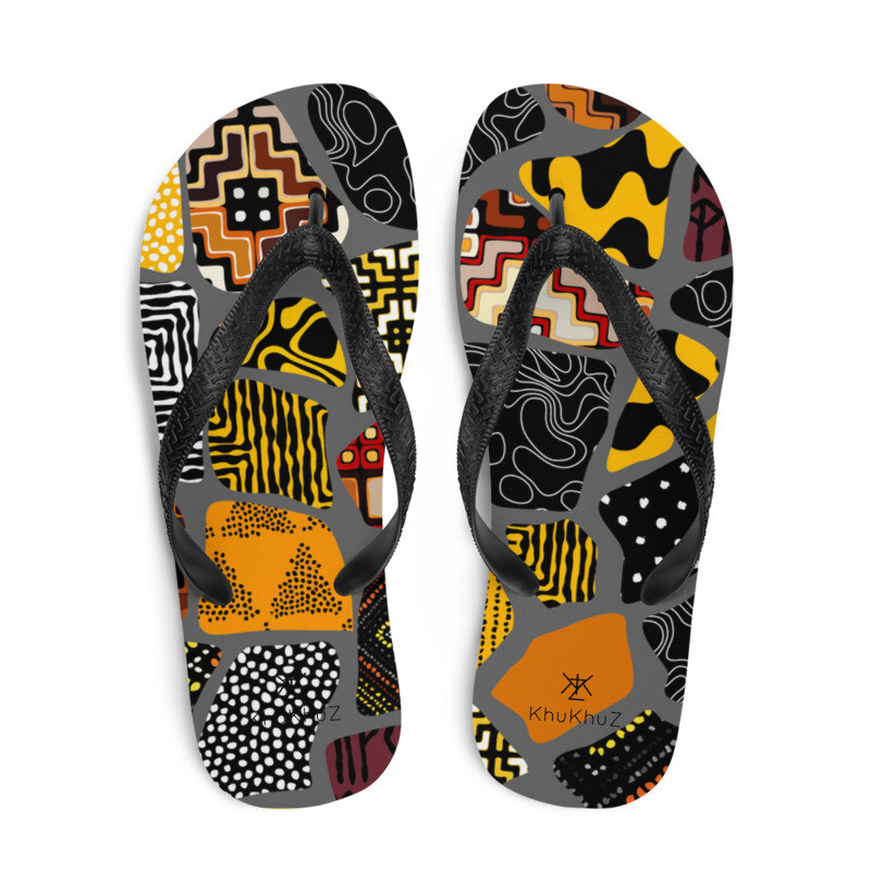 Flip Flops Afro Print Design 5