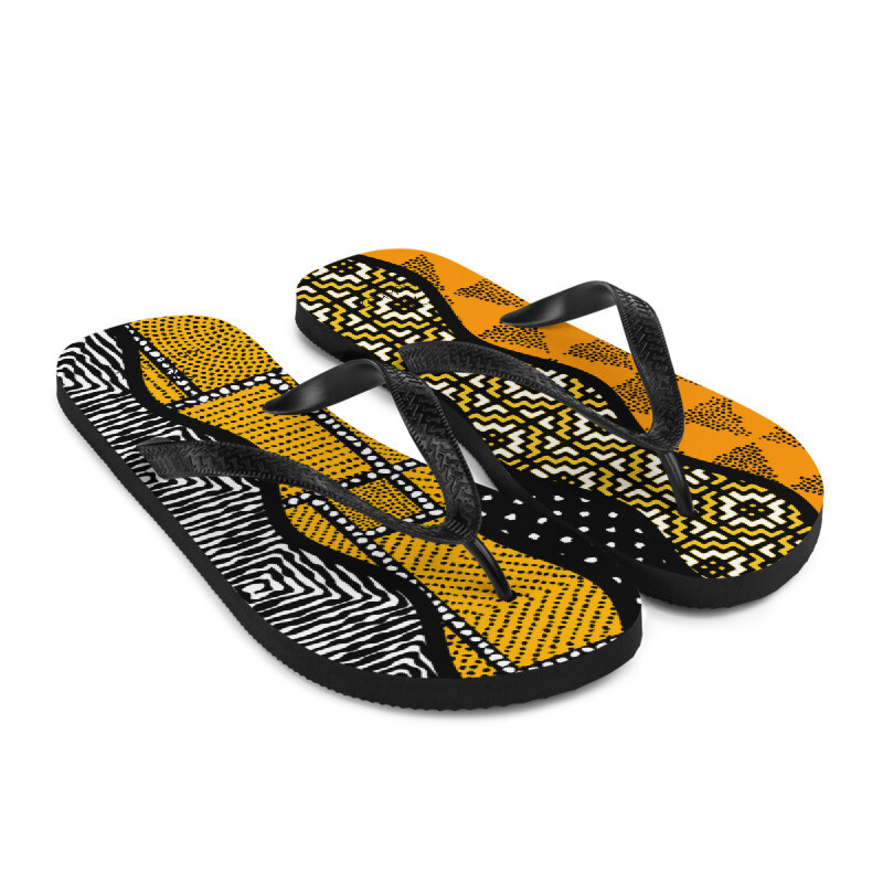 Flip Flops Afro Print Design