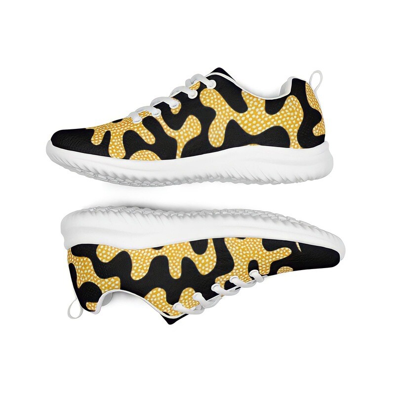 Women’s Athletic Shoes  Afro Print  Design 1