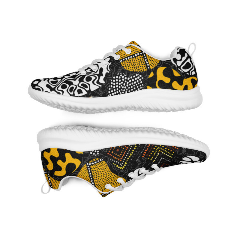 Men’s Athletic Shoes Afro Print Design #8