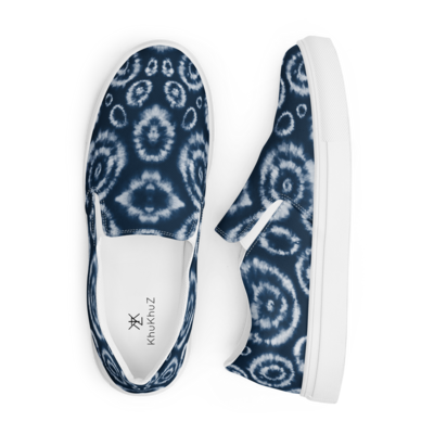 Women’s Slip On Canvas Shoes Tie Dye Pattern 1