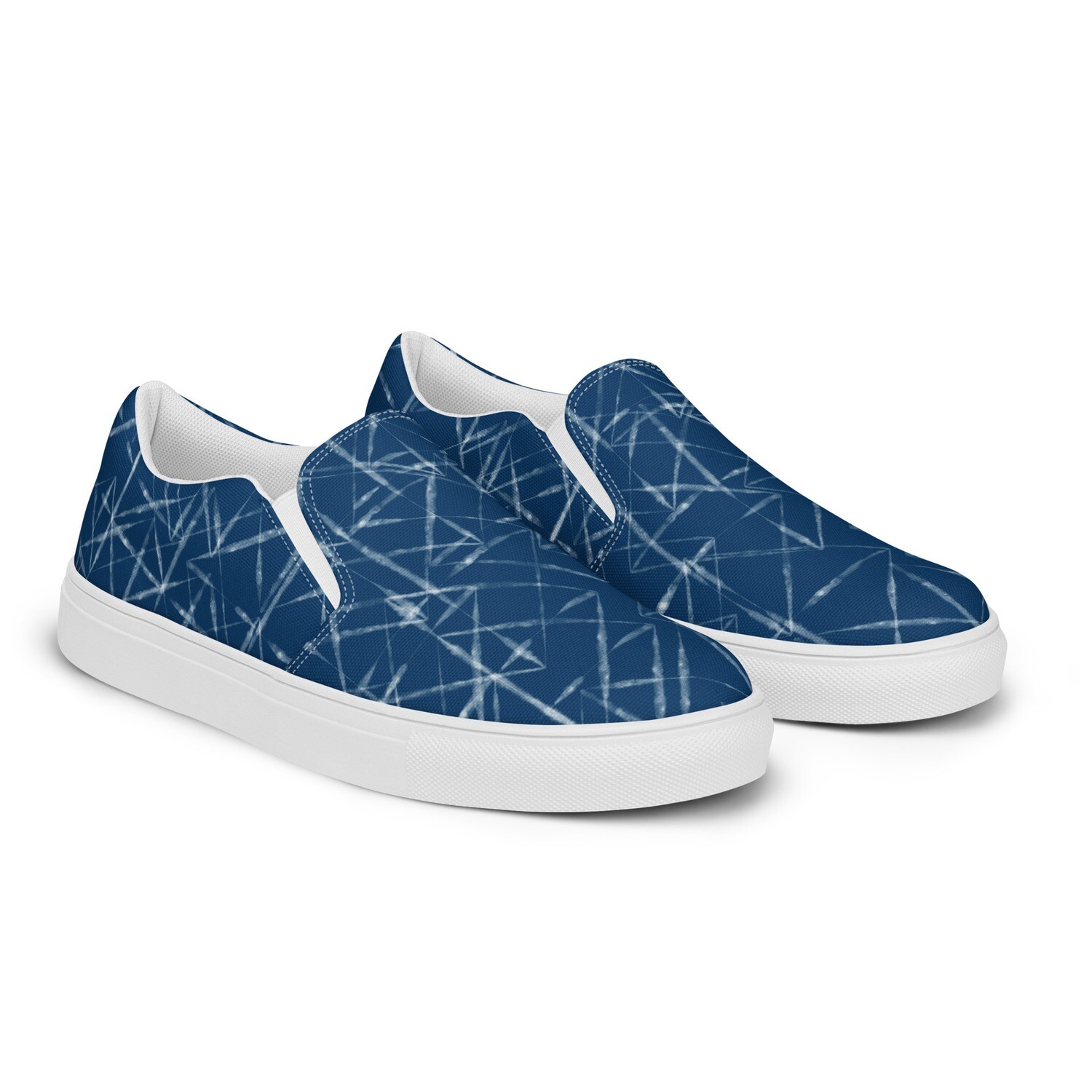 Women’s Slip On Canvas Shoes Tie Dye Pattern 4