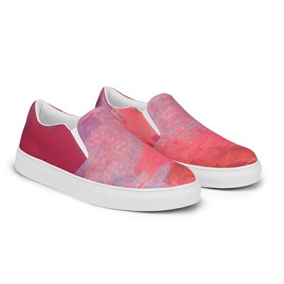 Men’s slip-on canvas shoes Viva Magenta Texture 5 Metaverse