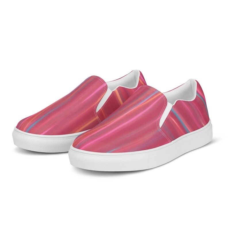 Men’s slip-on canvas shoes Viva Magenta Texture 14 Metaverse