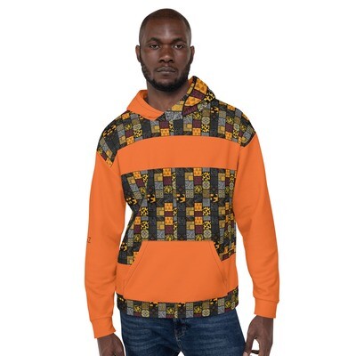 Unisex Hoodie Afro Print Design #6.1