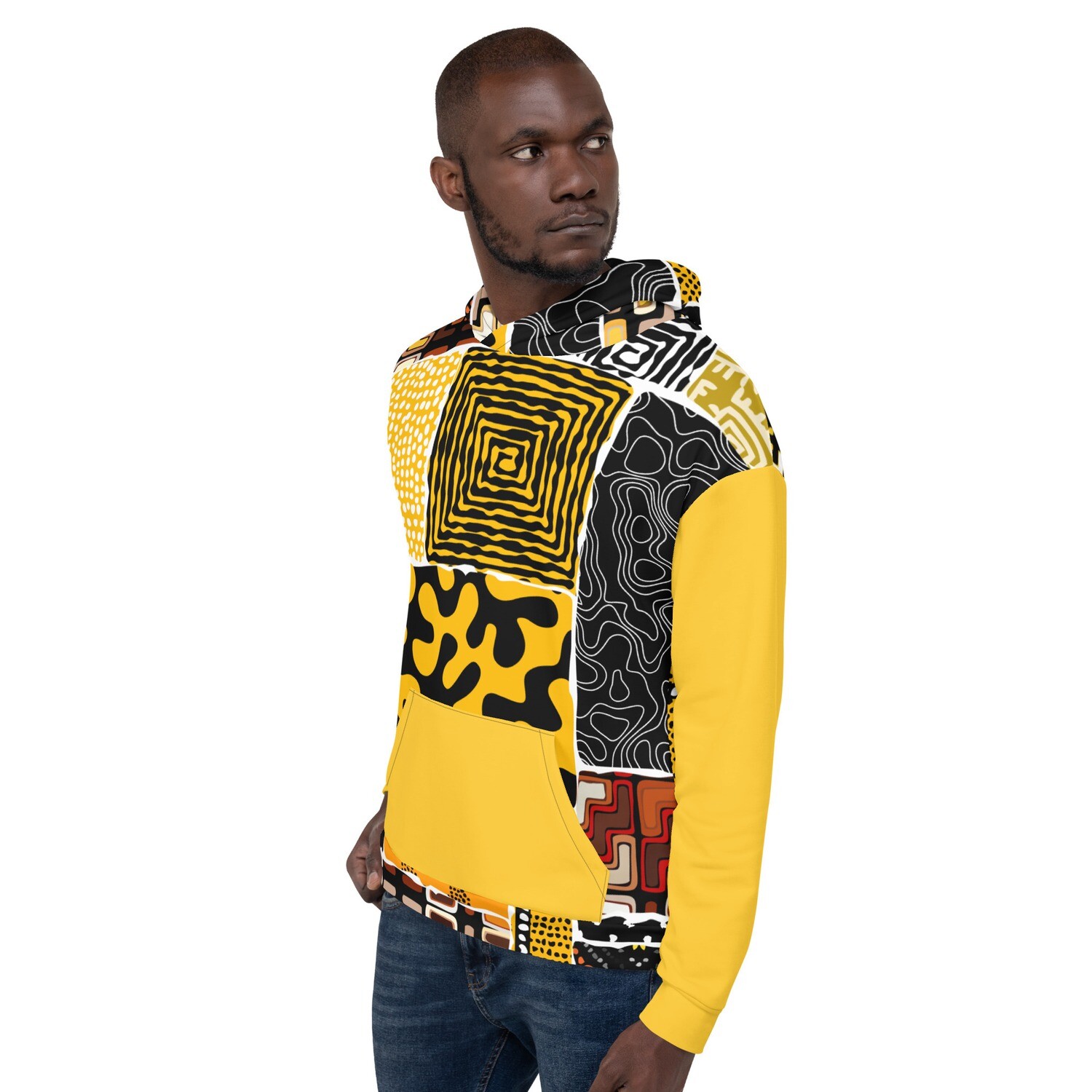 Unisex Hoodie Afro Print Design #4
