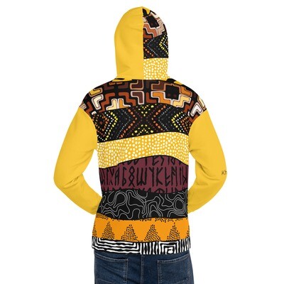 Unisex Hoodie Afro Print Design #9