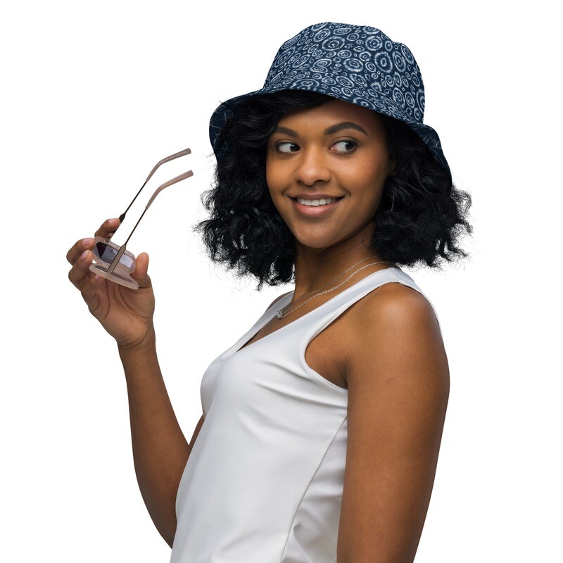 Reversible Bucket Hat Tie Dye Print 4 and 6