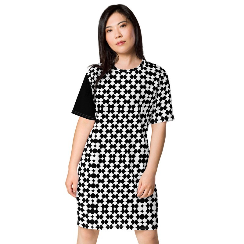 Monochrome T-shirt Dress #1