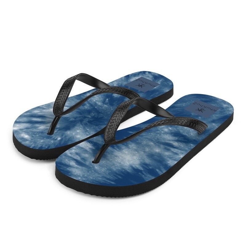 Flip Flops Tie Dye Print Design 2