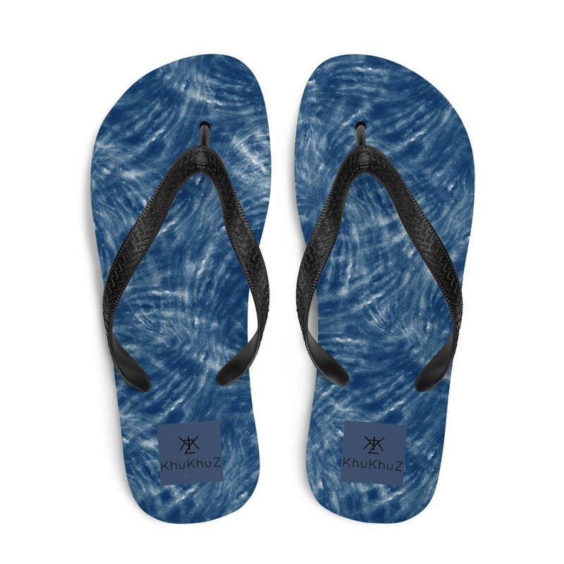 Flip Flops Tie Dye Print Design 1