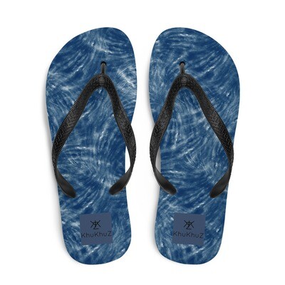 Flip Flops Tie Dye Print Design 1