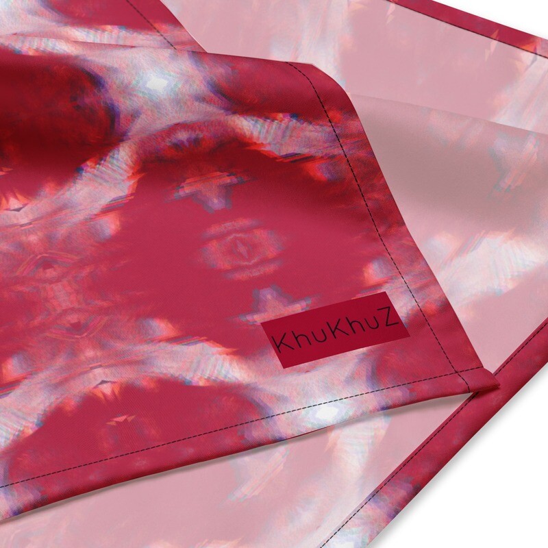 Vita Magenta Texture 2 Metaverse Bandana/Scarf