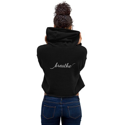 Crop Hoodie Self Love - Breathe