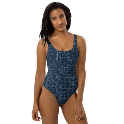 One-Piece Swimsuit Tie Dye #6