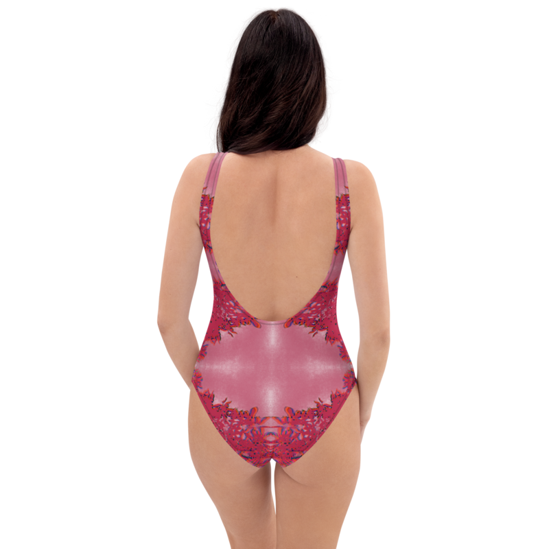 One-Piece Swimsuit VivaMagenta Texture  #22 -Metaverse