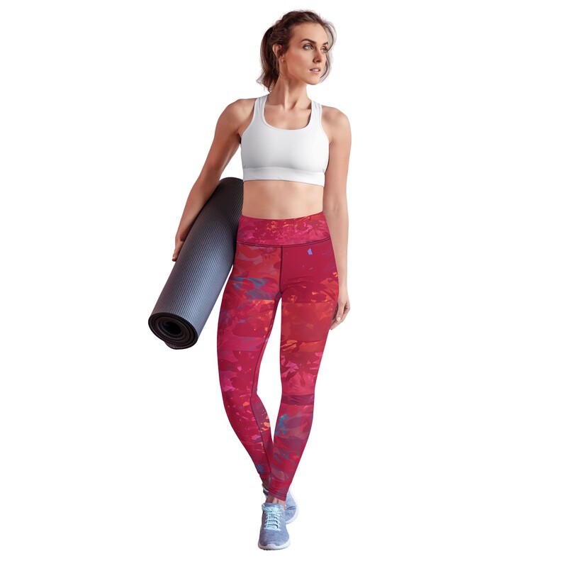 Leggings Viva Magenta Texture #15 Metaverse