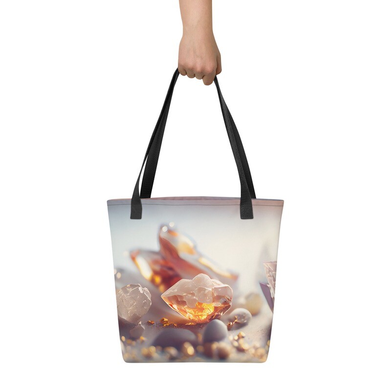 Tote Bag Crystals Champagne #17