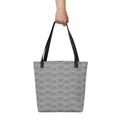 Tote Bag Monochrome Pattern #5