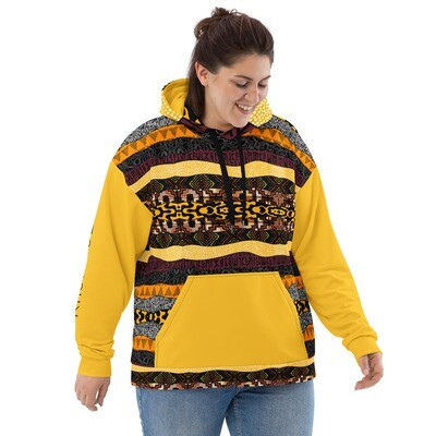Unisex Hoodie Afro Print Design #9.1