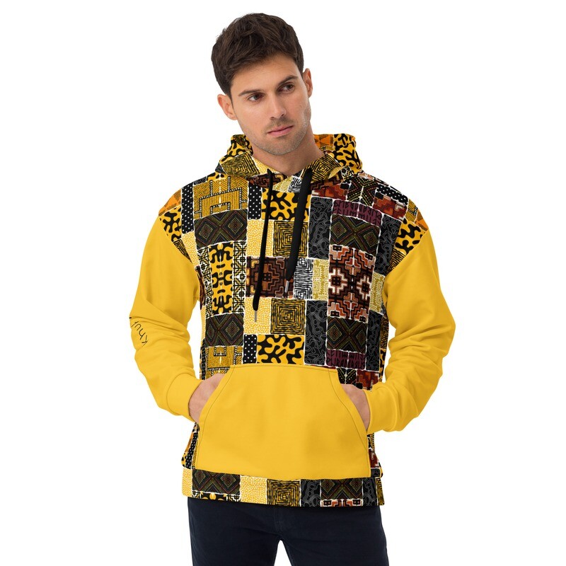 Unisex Hoodie Afro Print Design #4.1