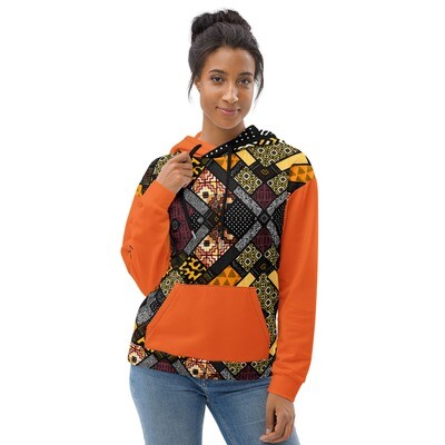 Unisex Hoodie Afro Print Design #7.1