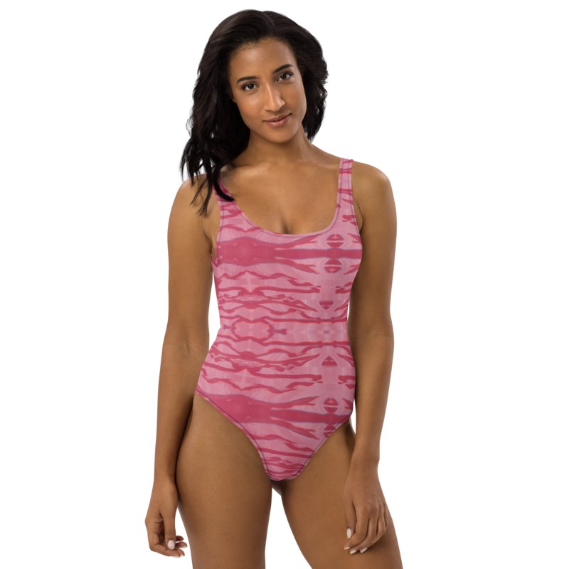 One-Piece Swimsuit Viva Magenta Texture #9 -Metaverse