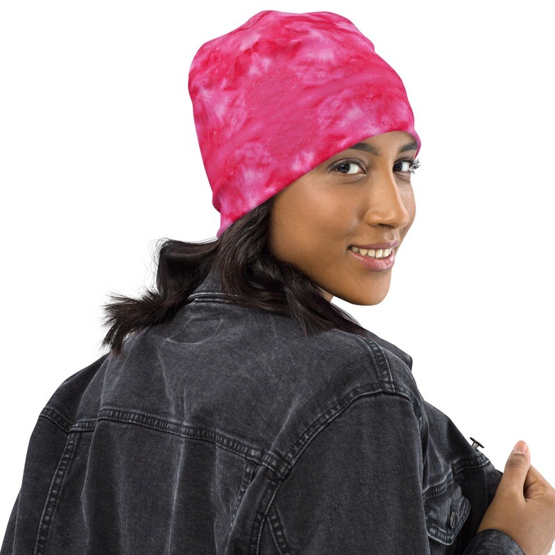 Beanie Barbie Pink Watercolour VM Abstract Print Design #3.1