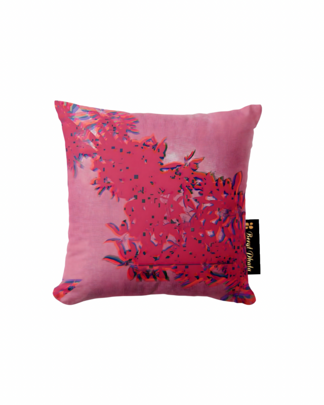 Throw Cushion Viva Magenta Texture #22 Metaverse