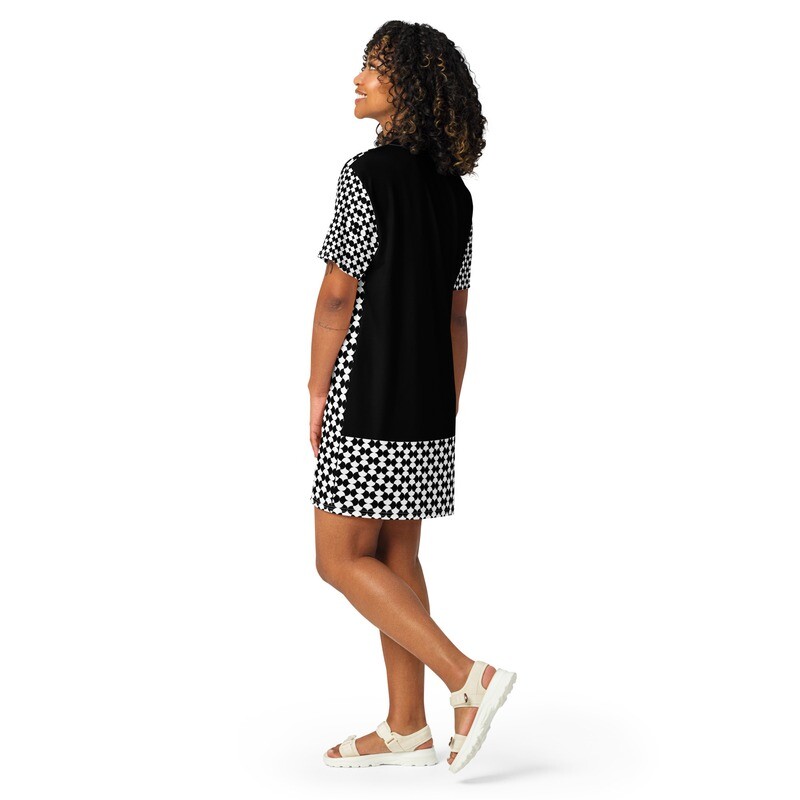 Monochrome T-shirt Dress #6