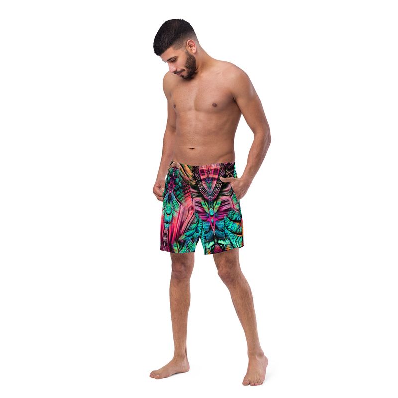 Men’s Recycled Swim Trunks Abstract Print #2