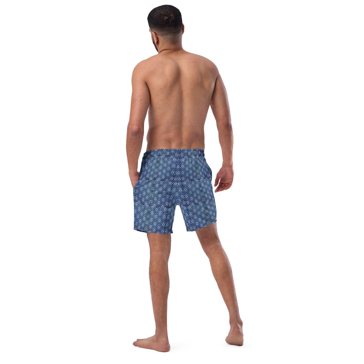 Men’s Recycled Swim Trunks African Print