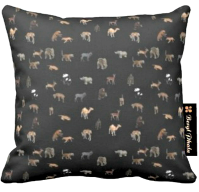 Cushion Animal Print Design