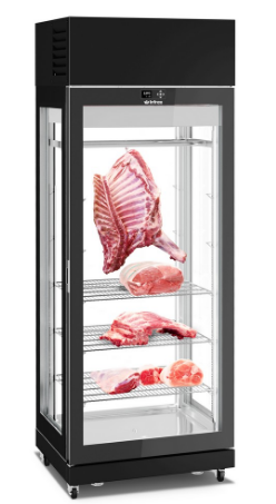 Armario maduracion de carne Black XL. 4 caras de cristal.