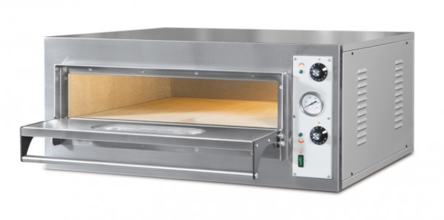 Horno eléctrico de 6 pizzas de 33 cm.