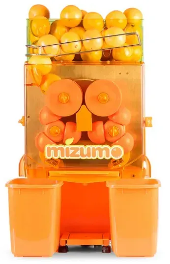 Exprimidor automático de naranjas.
