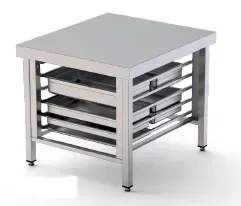 Mesa soporte para horno.