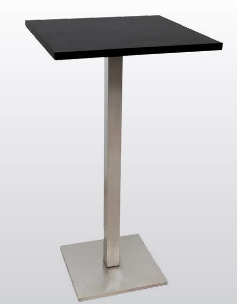 Mesa alta cuadrada