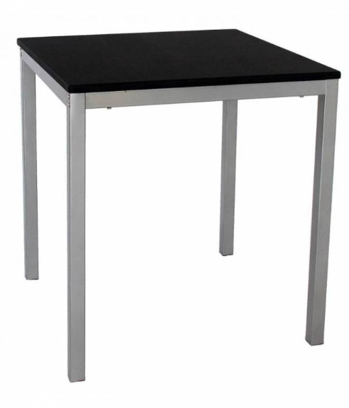 Mesa recta en color negro.