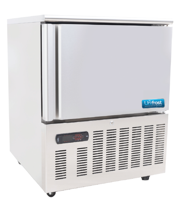 Abatidor de temperatura de 5 bandejas.