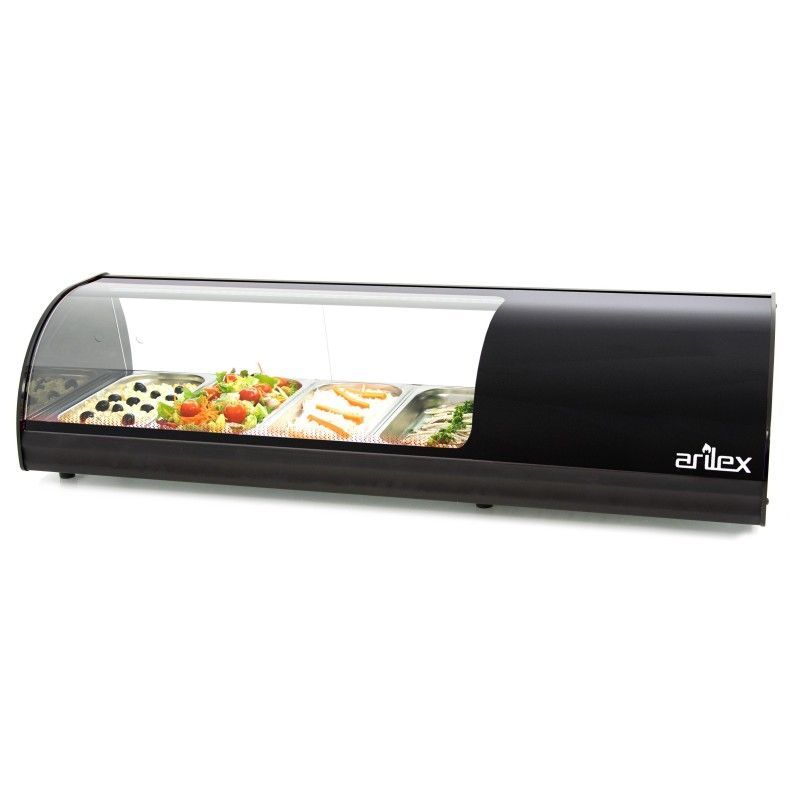 Vitrina de tapas con 4 bandejas.